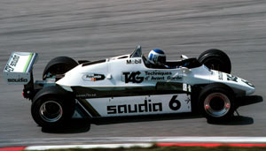 Keke Rosberg in the FW08, Nurburgring 1982